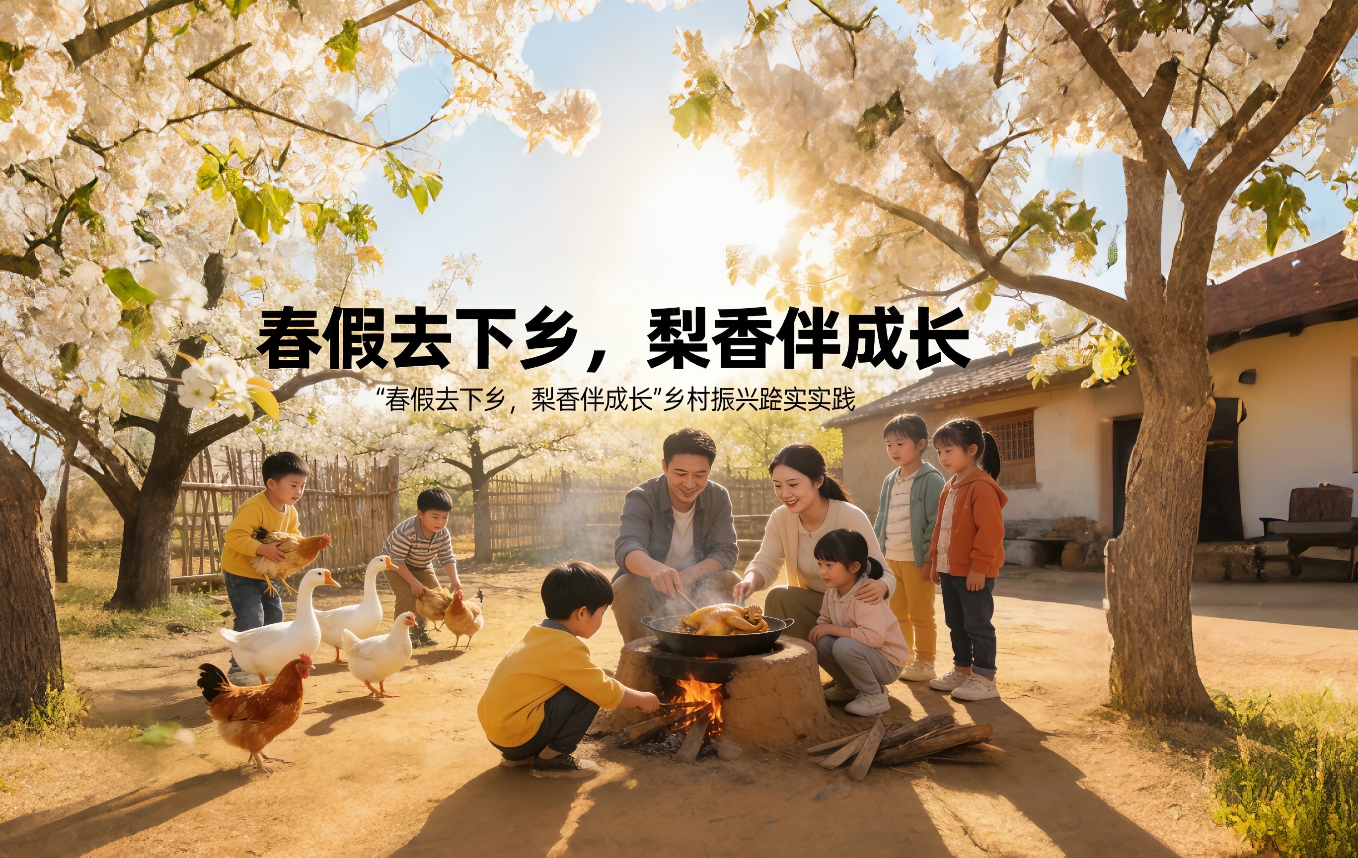 “春假去下乡，梨香伴成长”乡村振兴社会实践活动报名了~